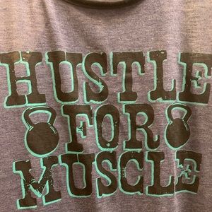 Nwt woman’s workout tank size large navy with black piping